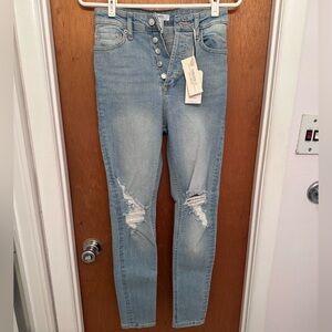 Forever 21 High-Rise Skinny Jeans